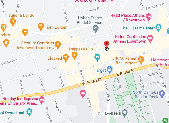 Image of Google Map of Athens