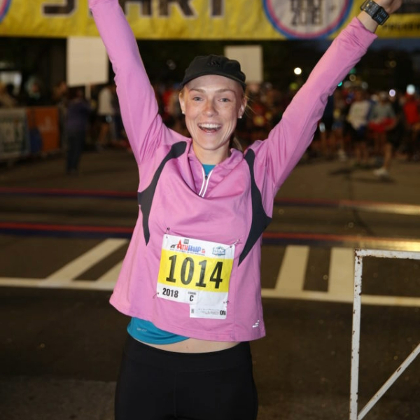 Runner at the AthHalf